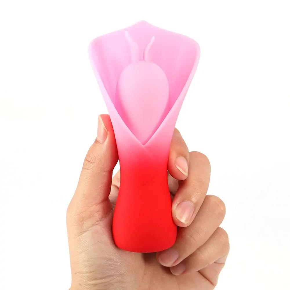 Maia MINA -  - /Pink USB Rechargeable Fluttering Flower Stimulator Maia Toys Discreet Intimate Essentials.