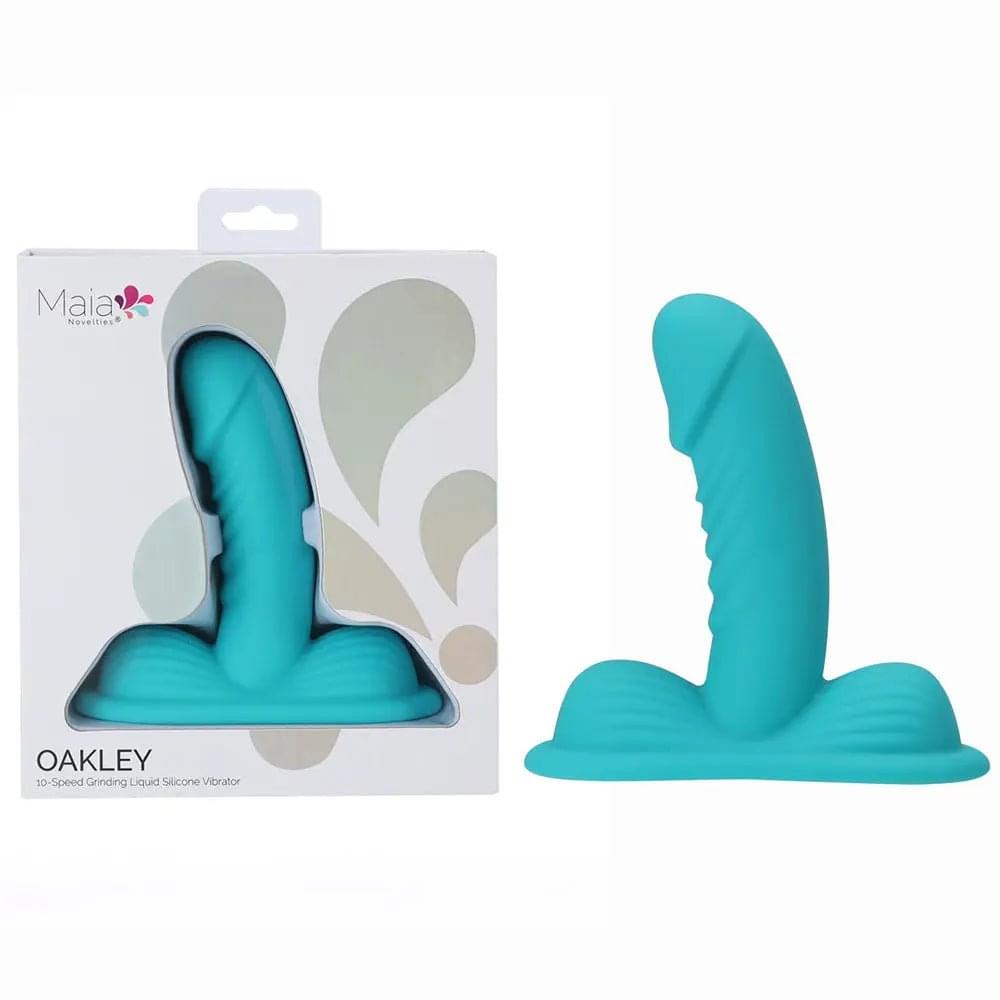 Maia OAKLEY -  -  USB Rechargeable Grinder Pad with 14 cm Vibrator Maia Toys Discreet Intimate Essentials.