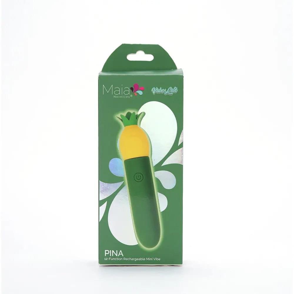 Maia PINA - /Yellow 11.1 cm USB Rechargeable Bullet Maia Toys Discreet Intimate Essentials.