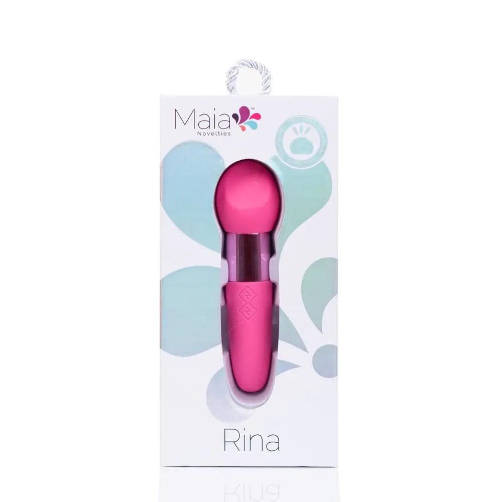 Maia RINA - Pink - Pink 13.3 cm USB Rechargeable Vibrator Maia Toys Discreet Intimate Essentials.
