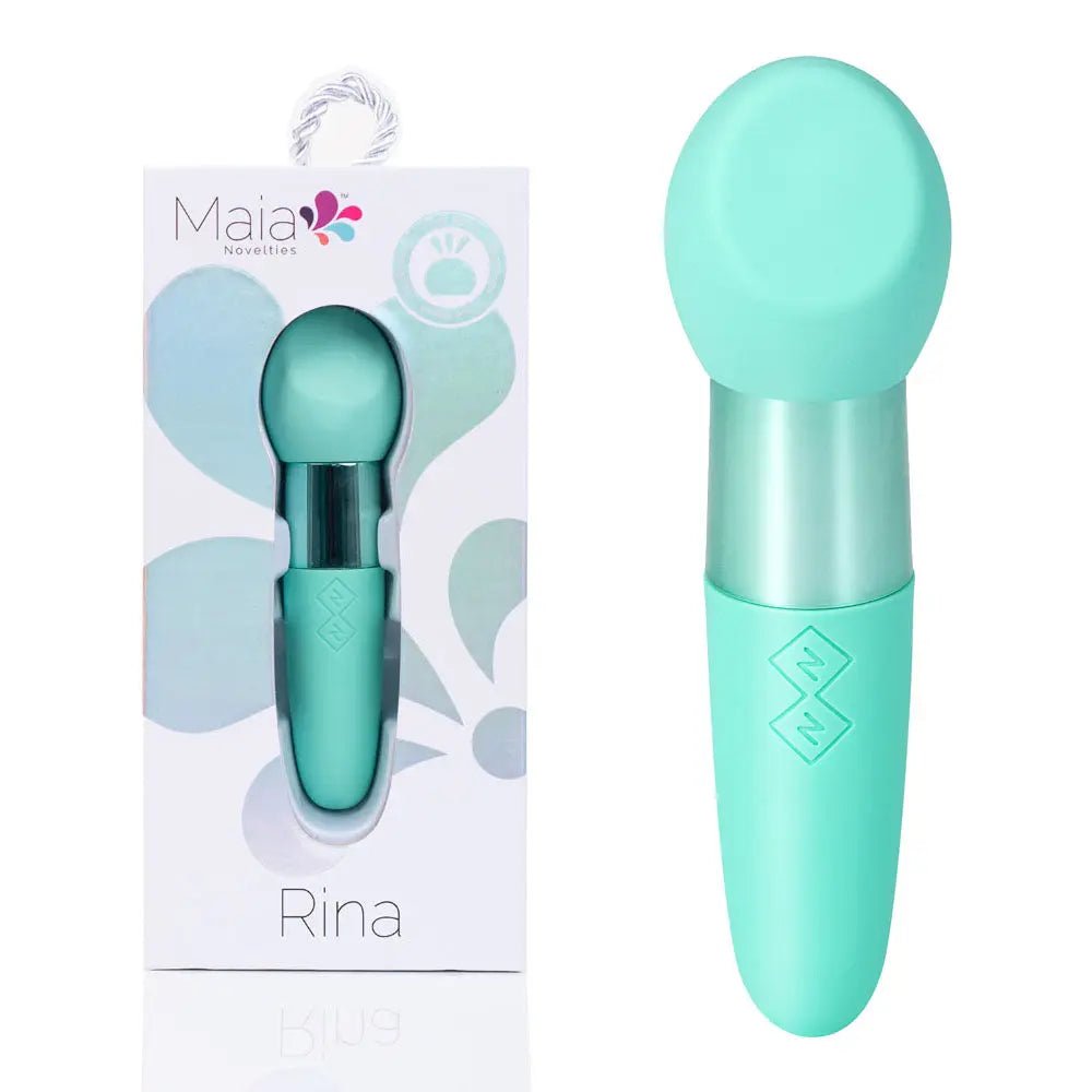 Shop affordable quality Maia RINA - Teal - Teal 13.3 cm USB Rechargeable Vibrator - Discreet Intimate Essentials - VIBRATORS - Maia Toys