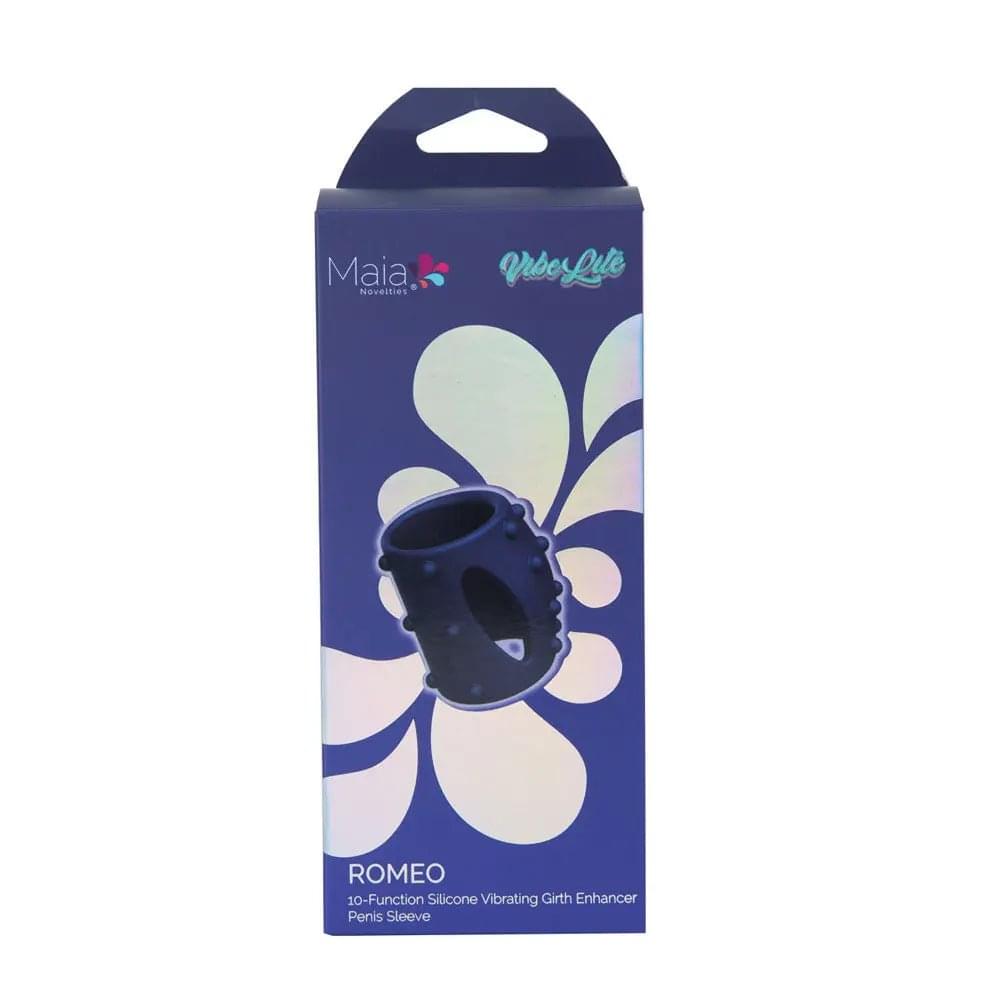 Maia ROMEO -  -  USB Rechargeable Vibrating Girth Enhancer Sleeve Maia Toys Discreet Intimate Essentials.