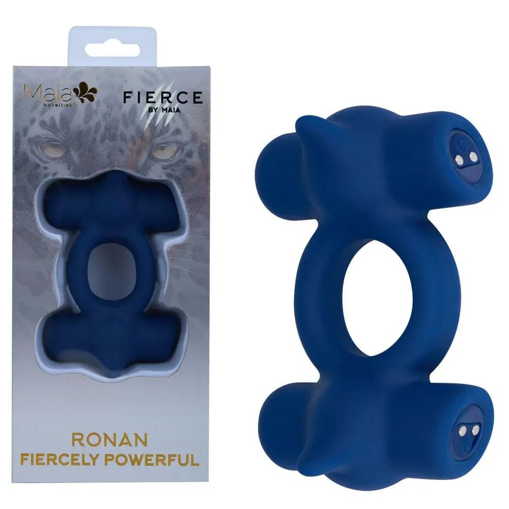 Maia RONAN -  -  USB Rechargeable Dual Vibrating Cock Ring Maia Toys Discreet Intimate Essentials.