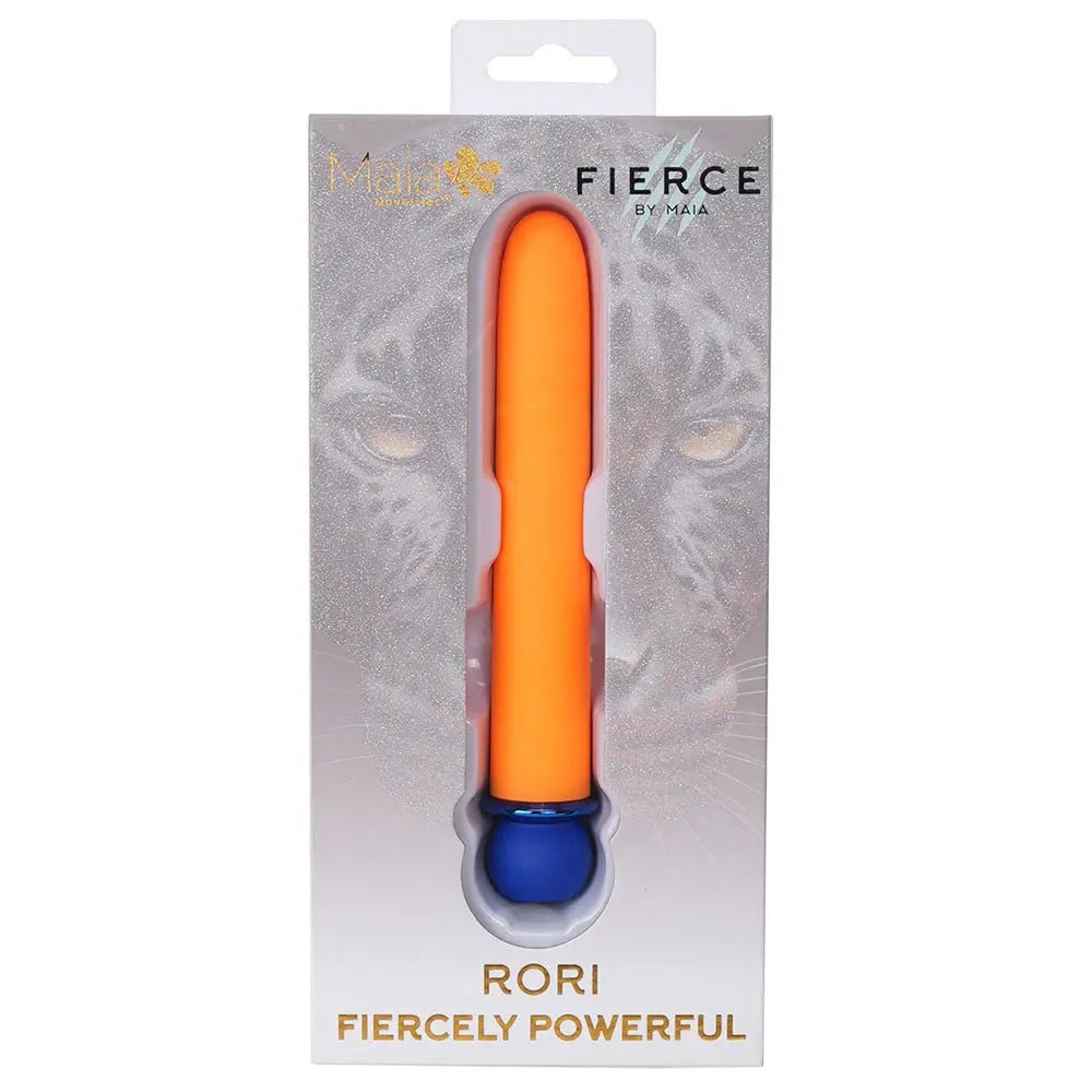 Shop affordable quality Maia RORI - Orange - Orange 15.2 cm USB Rechargeable XL Bullet - Discreet Intimate Essentials - BULLETS & EGGS - Maia Toys