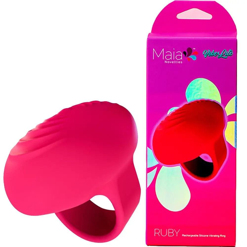 Maia RUBY -  USB Rechargeable Finger Stimulator Maia Toys Discreet Intimate Essentials.