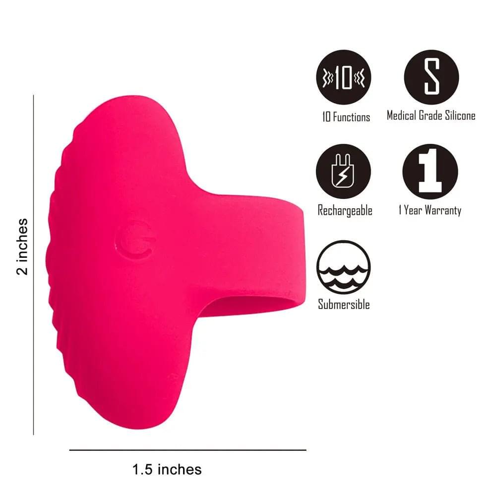 Maia RUBY -  USB Rechargeable Finger Stimulator Maia Toys Discreet Intimate Essentials.