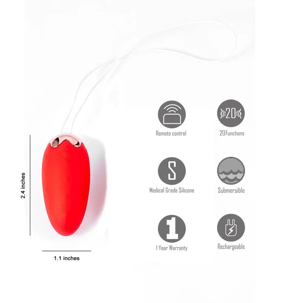 Shop affordable quality Maia SHORTCAKE - USB Rechargeable Vibrating Egg with Wireless Remote - Discreet Intimate Essentials - BULLETS & EGGS - Maia Toys