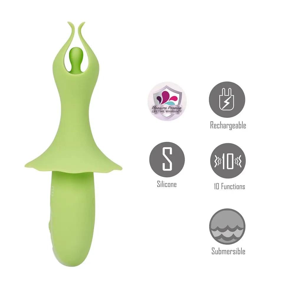Maia SIENNA -  -  15.2 cm USB Rechargeable Fluttering Bullet Maia Toys Discreet Intimate Essentials.