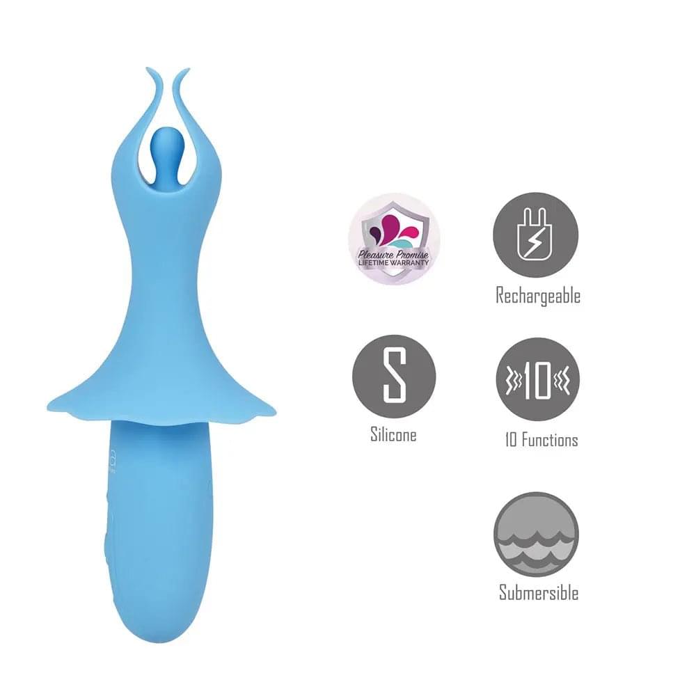 Maia SIENNA -  -  15.2 cm USB Rechargeable Fluttering Bullet Maia Toys Discreet Intimate Essentials.
