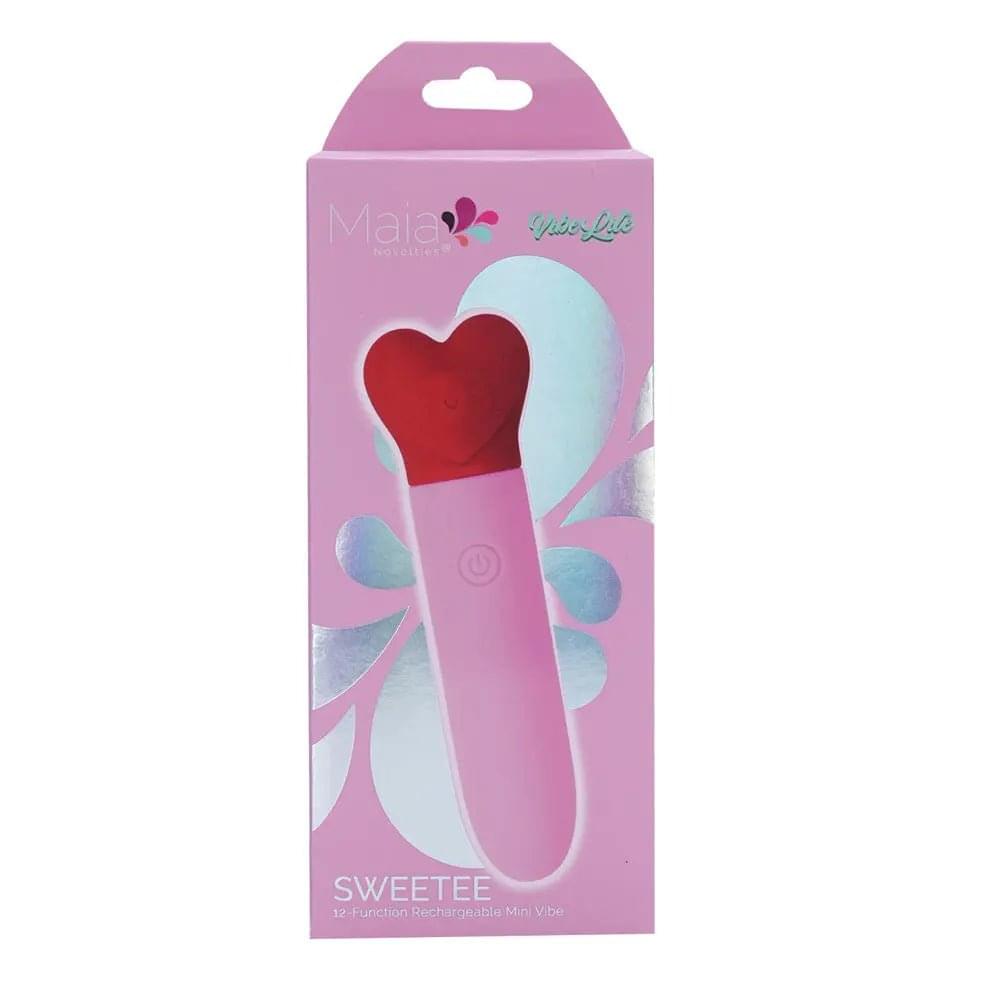 Maia SWEETEE - /Red 11.1 cm USB Rechargeable Bullet Maia Toys Discreet Intimate Essentials.
