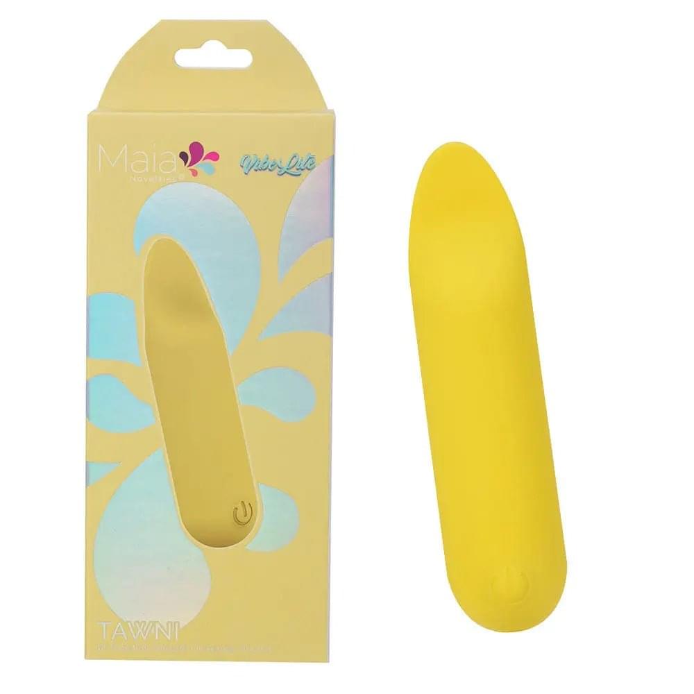 Maia TAWNI -  -  9 cm USB Rechargeable Bullet with Flickering Tip Maia Toys Discreet Intimate Essentials.