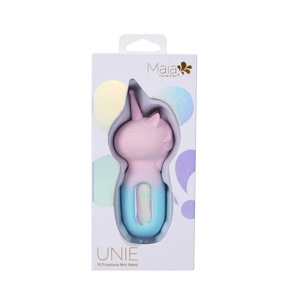 Maia UNIE - Pink/Blue USB Rechargeable Unicorn Wand Maia Toys Discreet Intimate Essentials.