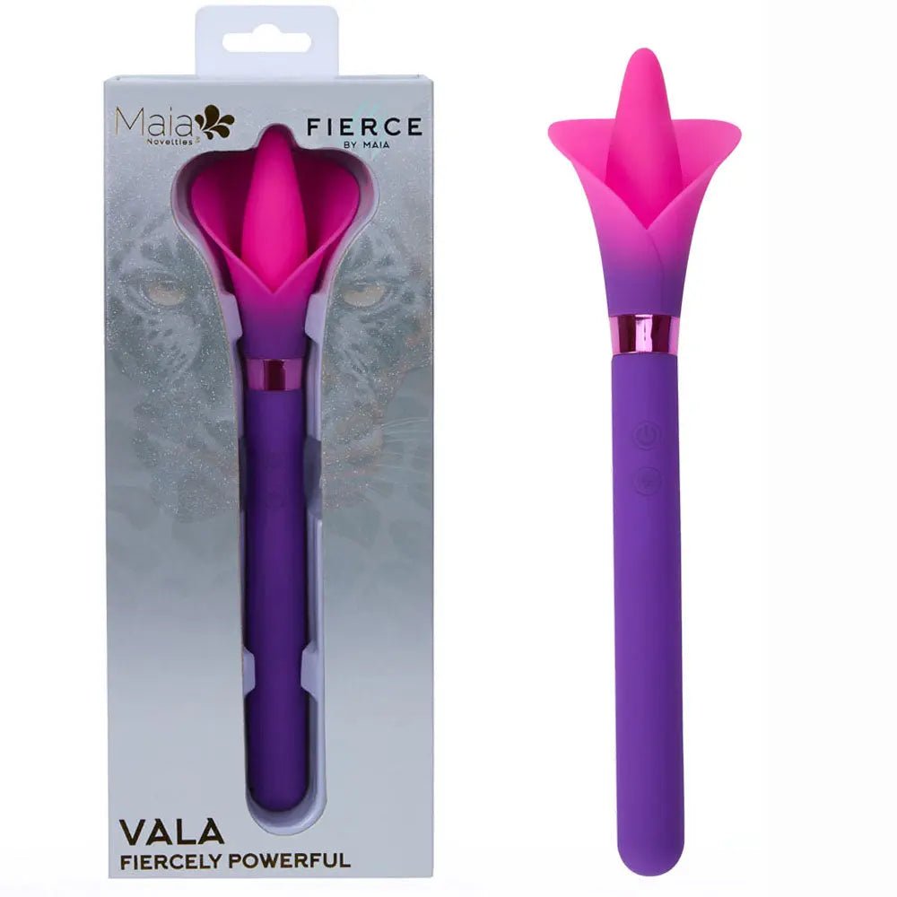 Shop affordable quality Maia VALA - /Pink 22.2 cm USB Rechargeable Flower Vibrator - Discreet Intimate Essentials - VIBRATORS - Maia Toys