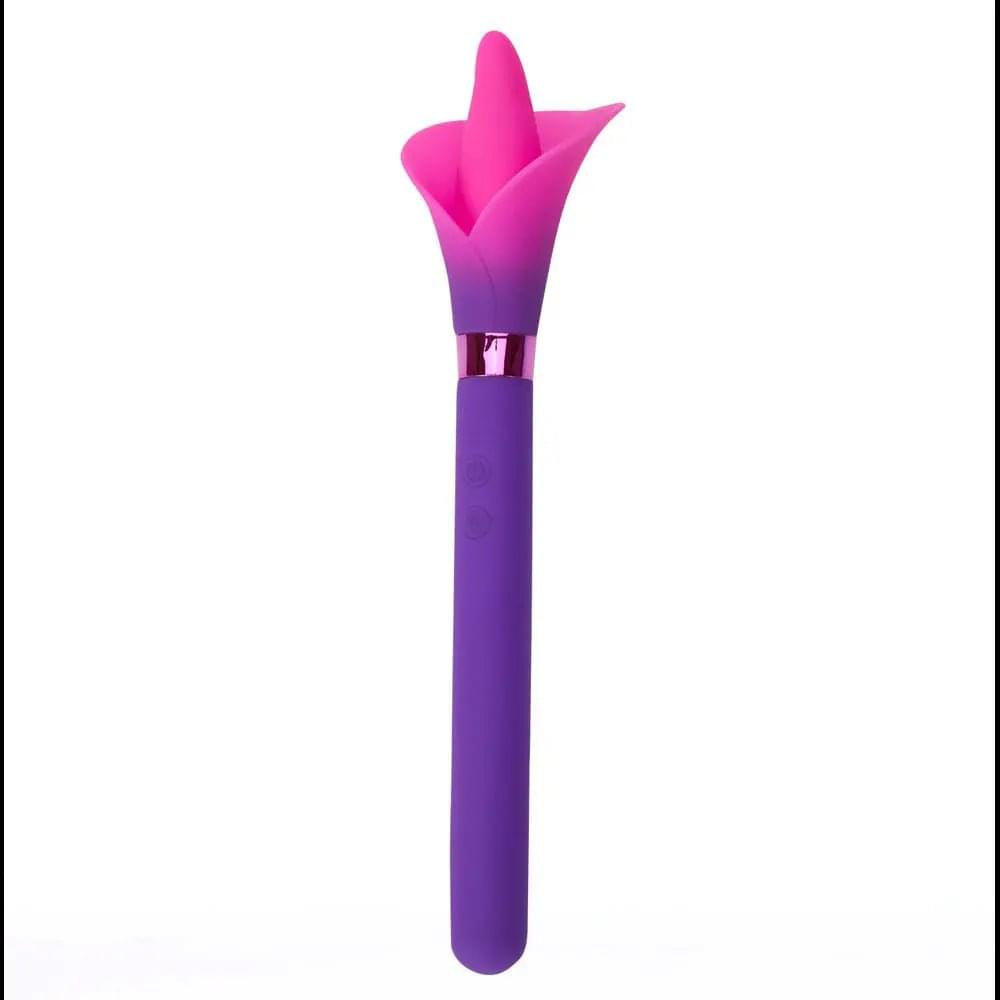 Maia VALA -  - /Pink 22.2 cm USB Rechargeable Flower Vibrator Maia Toys Discreet Intimate Essentials.