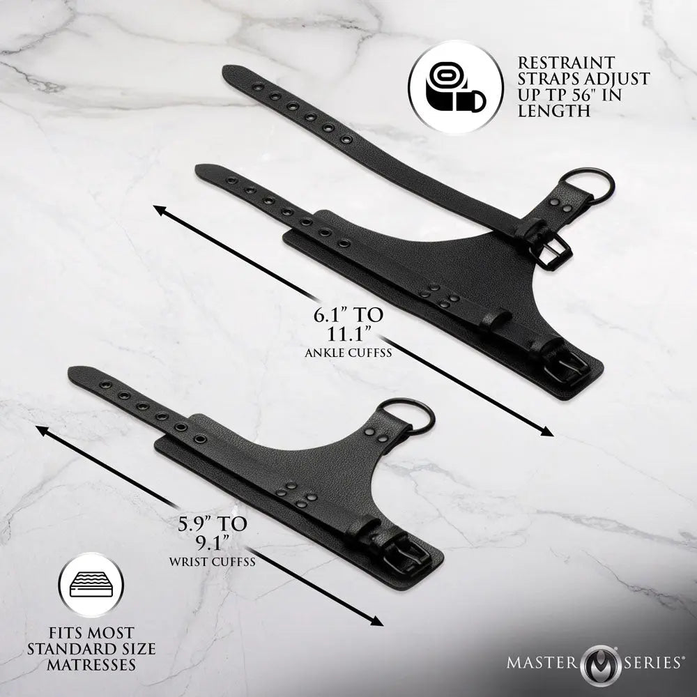 Shop affordable quality Master Series All Access - Bed Restraint Kit - Discreet Intimate Essentials - BONDAGE-TOYS - XR Brands