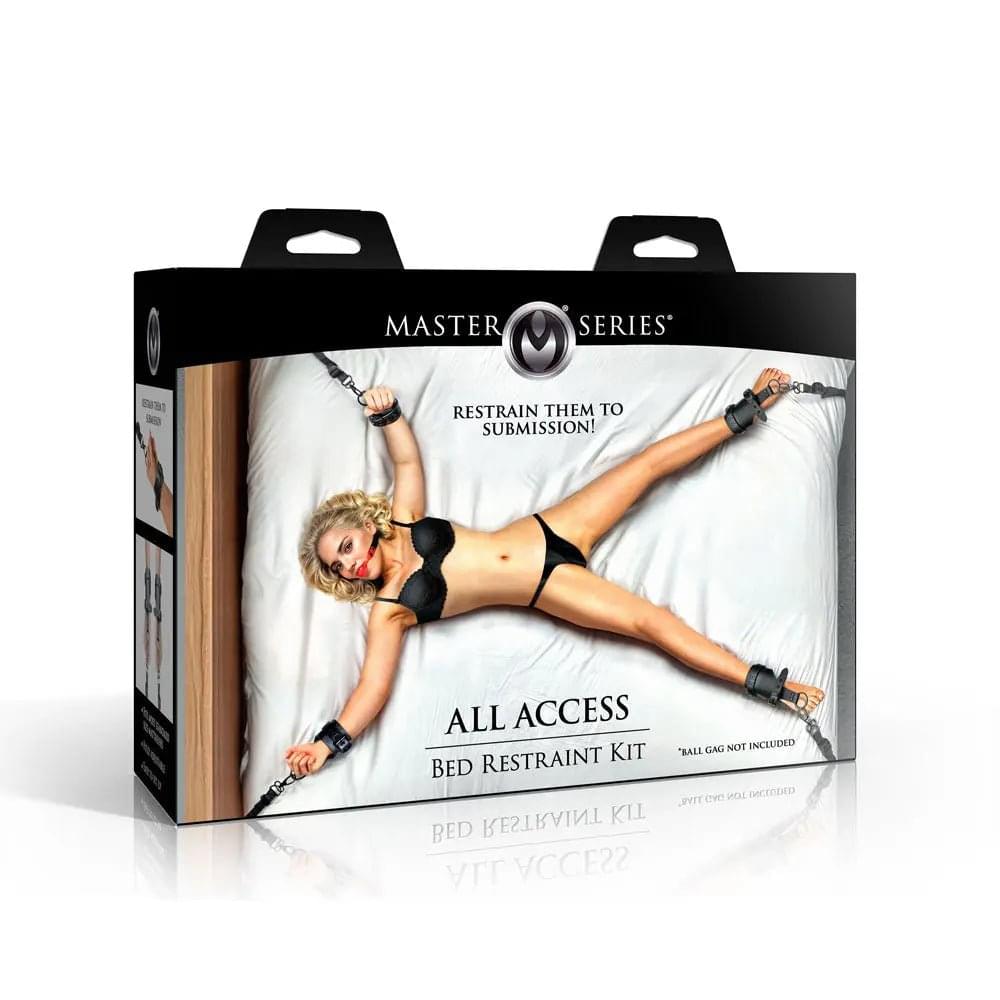 Master Series All Access - Bed Restraint Kit XR Brands Discreet Intimate Essentials.