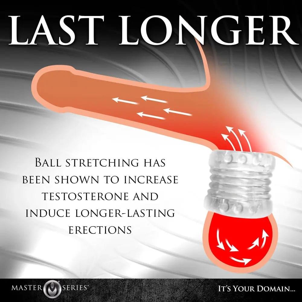 Master Series Ball Stack Ball Stretcher -  -  Ball Stretcher XR Brands Discreet Intimate Essentials.