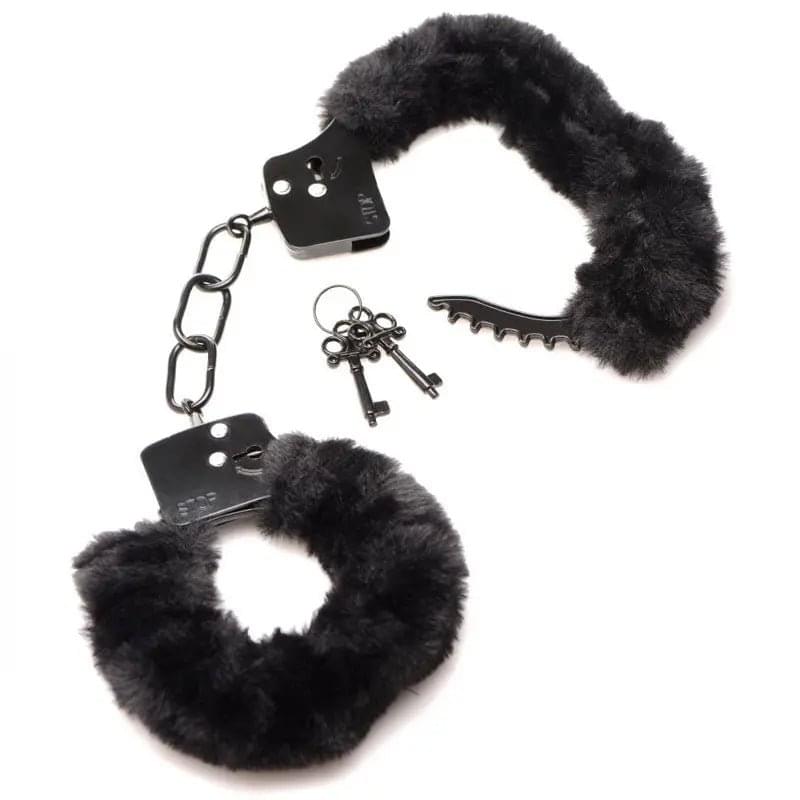 Master Series Cuffed in Fur -  Fluffy Handcuffs XR Brands Discreet Intimate Essentials.