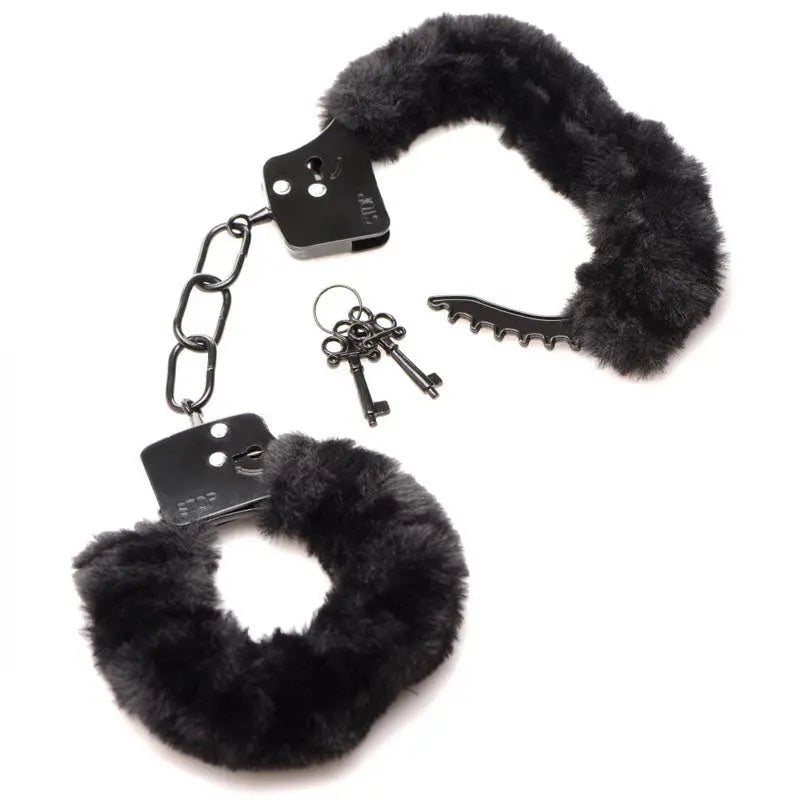 Shop affordable quality Master Series Cuffed in Fur - Fluffy Handcuffs - Discreet Intimate Essentials - BONDAGE-TOYS - XR Brands