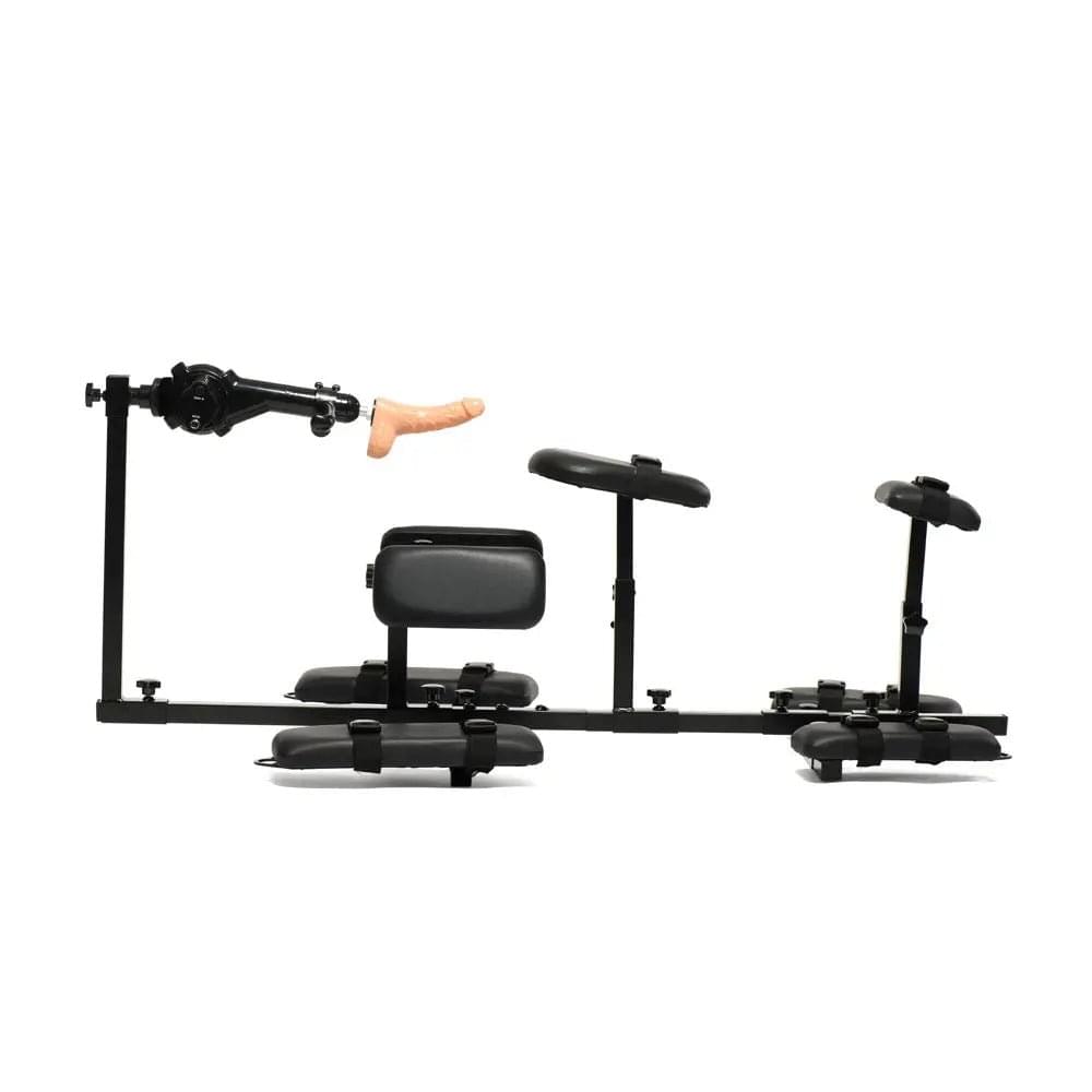 Master Series Subversion - Deluxe Stockade with Mains Powered Sex Machine XR Brands Discreet Intimate Essentials.