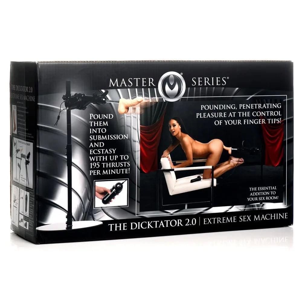 Master Series The Dicktator 2.0 - Mains Powered Sex Machine XR Brands Discreet Intimate Essentials.