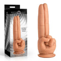 Master Series The Pleaser -  23.6 cm Double Finger Dildo XR Brands Discreet Intimate Essentials.