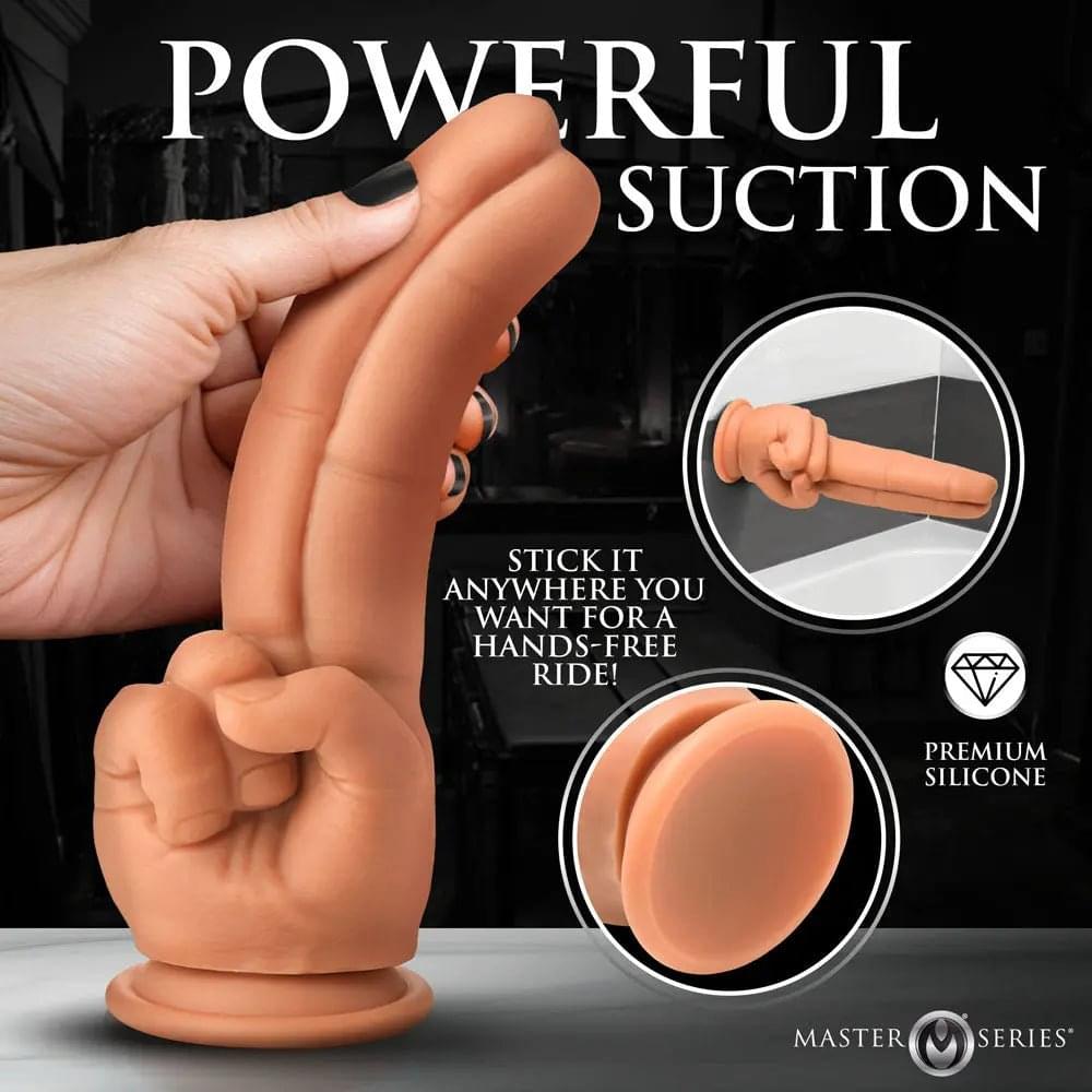 Master Series The Pleaser -  23.6 cm Double Finger Dildo XR Brands Discreet Intimate Essentials.
