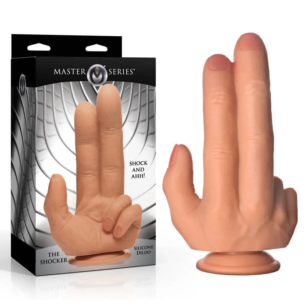 Master Series The Shocker -  20.8 cm Finger Dildo XR Brands Discreet Intimate Essentials.