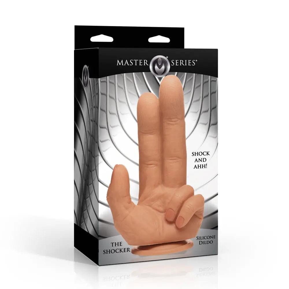 Master Series The Shocker -  20.8 cm Finger Dildo XR Brands Discreet Intimate Essentials.