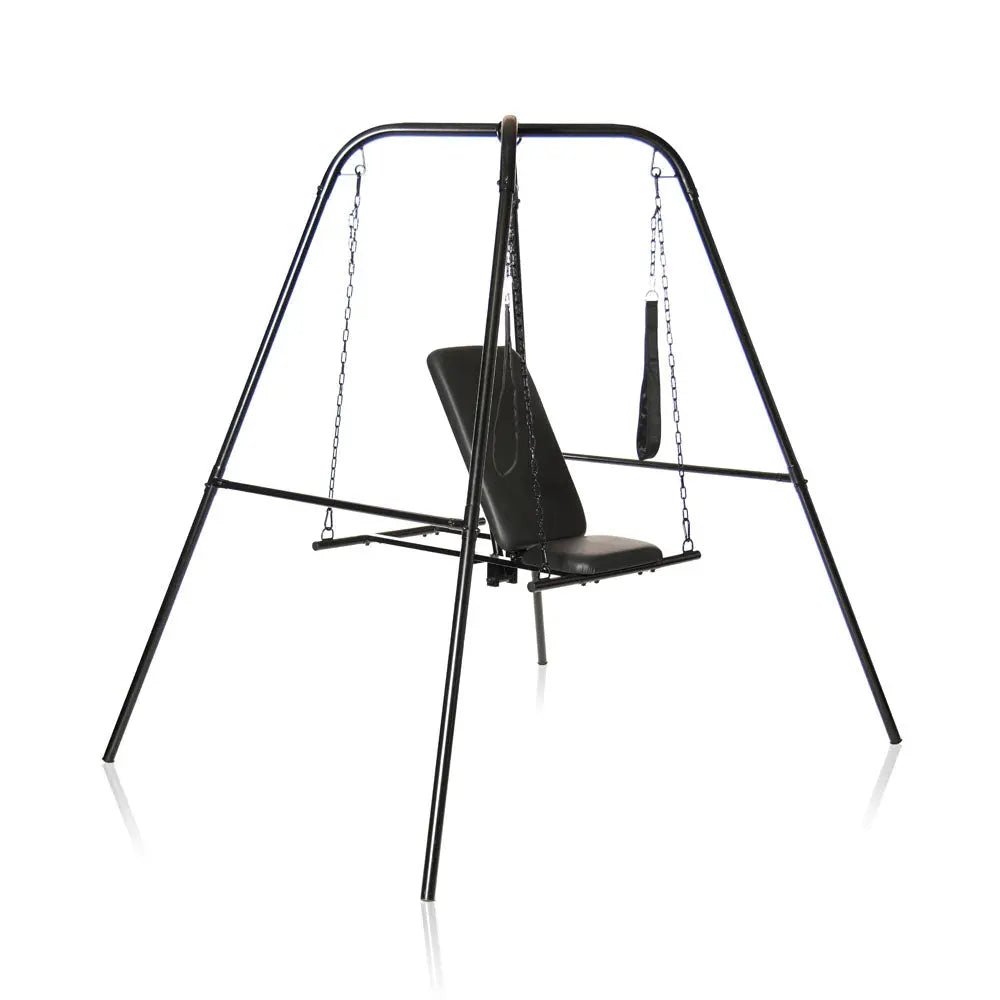 Shop affordable quality Master Series Throne - Adjustable Sex Sling with Stand - Discreet Intimate Essentials - SWINGS - XR Brands