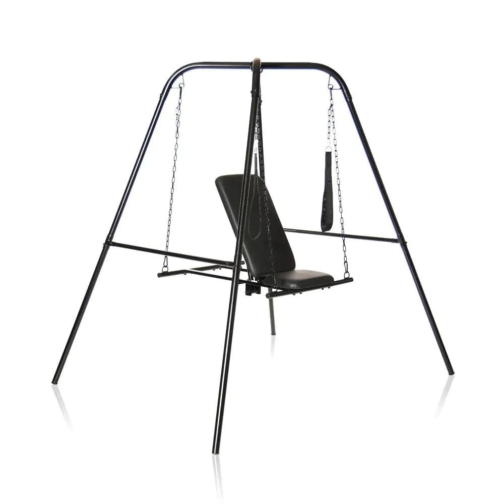 Master Series Throne - Adjustable Sex Sling with Stand XR Brands Discreet Intimate Essentials.
