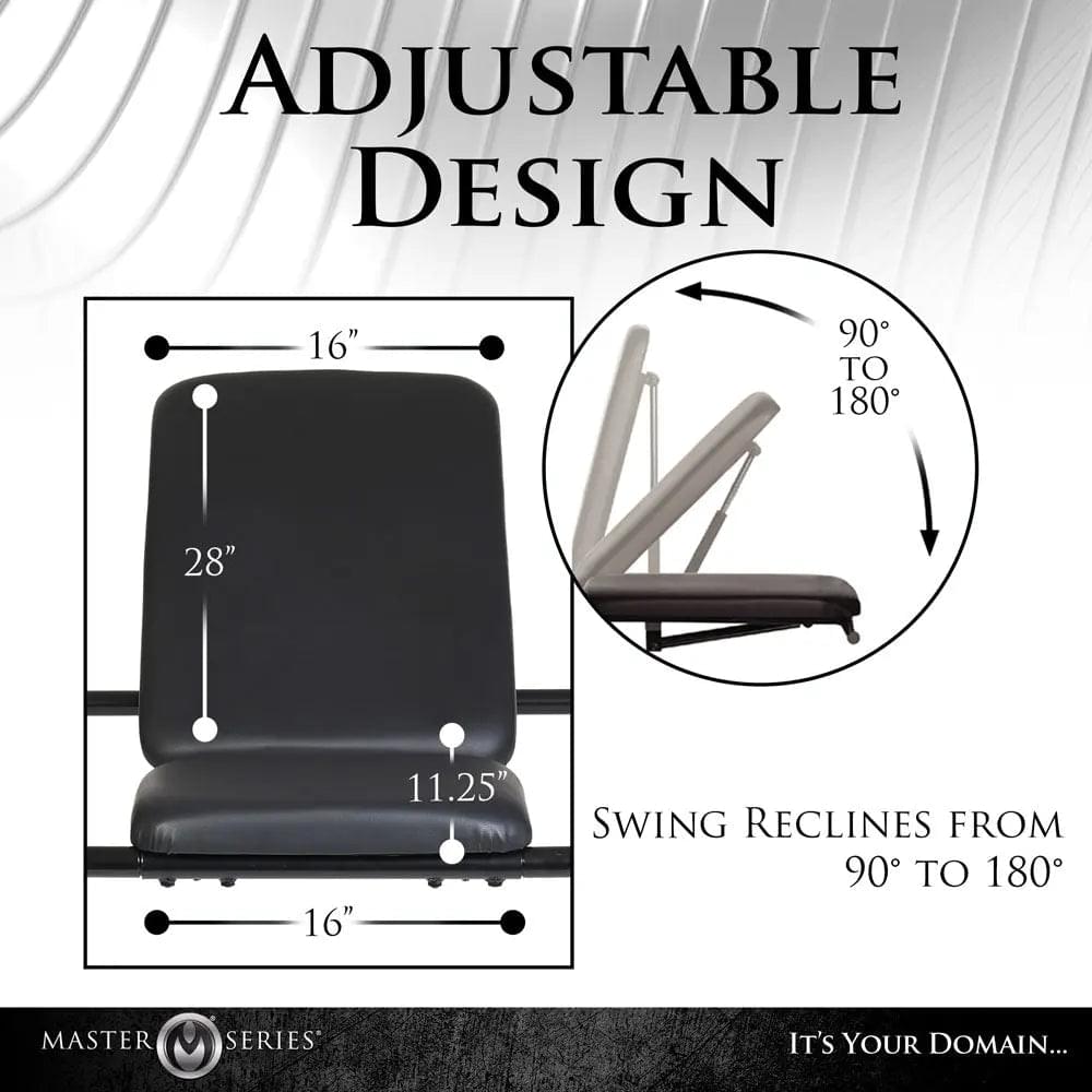 Master Series Throne - Adjustable Sex Sling with Stand XR Brands Discreet Intimate Essentials.
