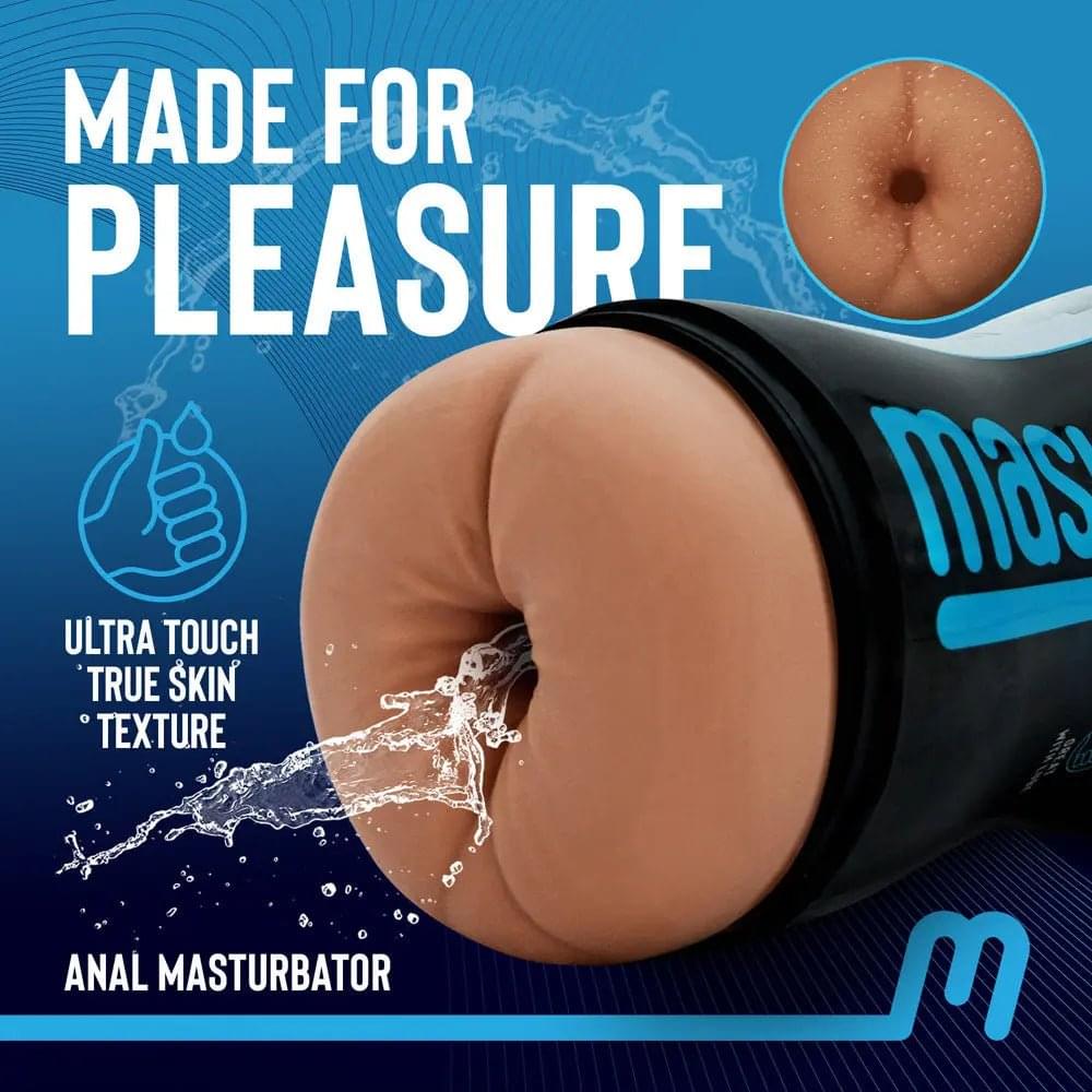 Masturmate - Butt - Mocha -  Anal Stroker Creative Conceptions Discreet Intimate Essentials.