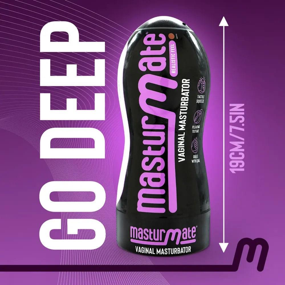 Masturmate - Vagina - Mocha -  Vagina Stroker Creative Conceptions Discreet Intimate Essentials.