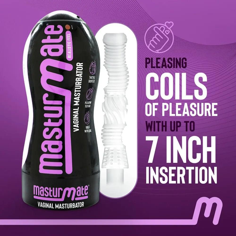 Masturmate - Vagina - Mocha -  Vagina Stroker Creative Conceptions Discreet Intimate Essentials.