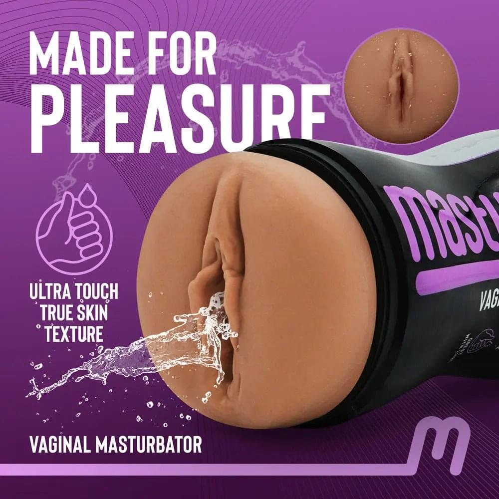 Masturmate - Vagina - Mocha -  Vagina Stroker Creative Conceptions Discreet Intimate Essentials.