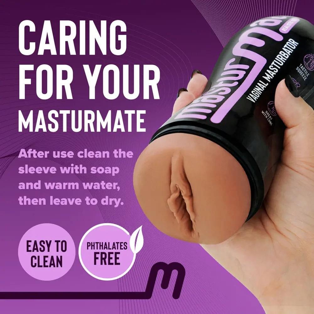 Masturmate - Vagina - Mocha -  Vagina Stroker Creative Conceptions Discreet Intimate Essentials.