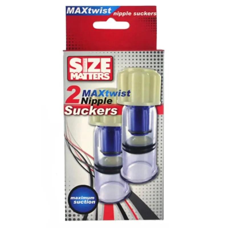 Max Twist Nipple Suckers Size Matters Discreet Intimate Essentials.