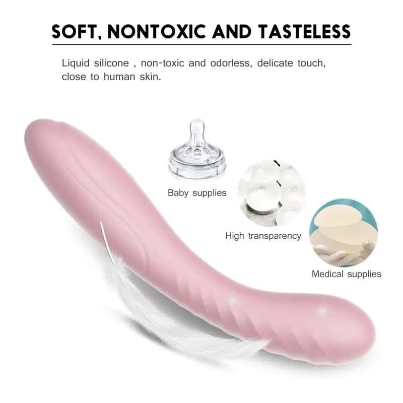 Maya Curve Silicone Vibrator Pink SXE Discreet Intimate Essentials.