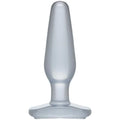 Medium Butt Plug Clear Crystal Jellies Discreet Intimate Essentials.