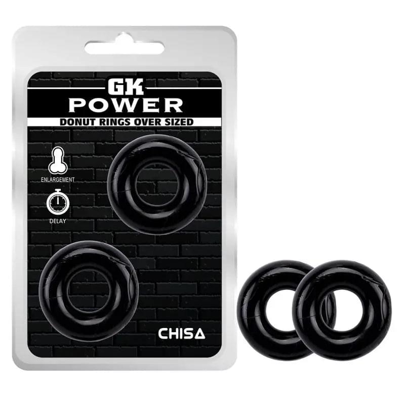 Mega Donut Rings Twin Pack GK Power Discreet Intimate Essentials.