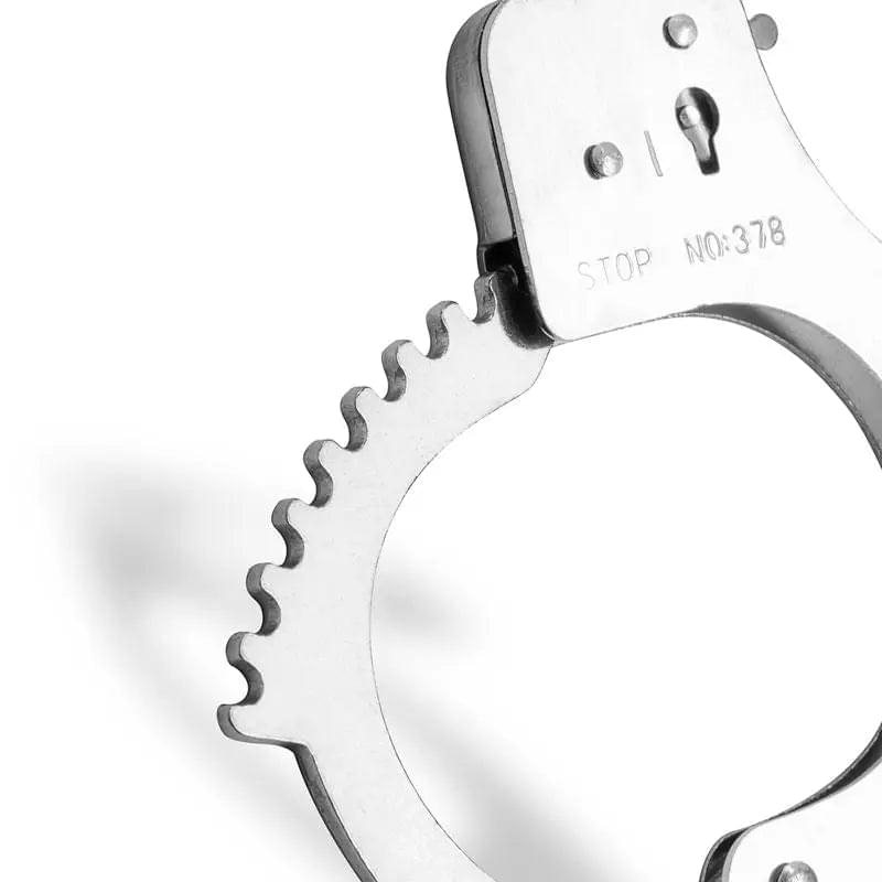 Metal Cuffs Silver Fetish Collection Discreet Intimate Essentials.