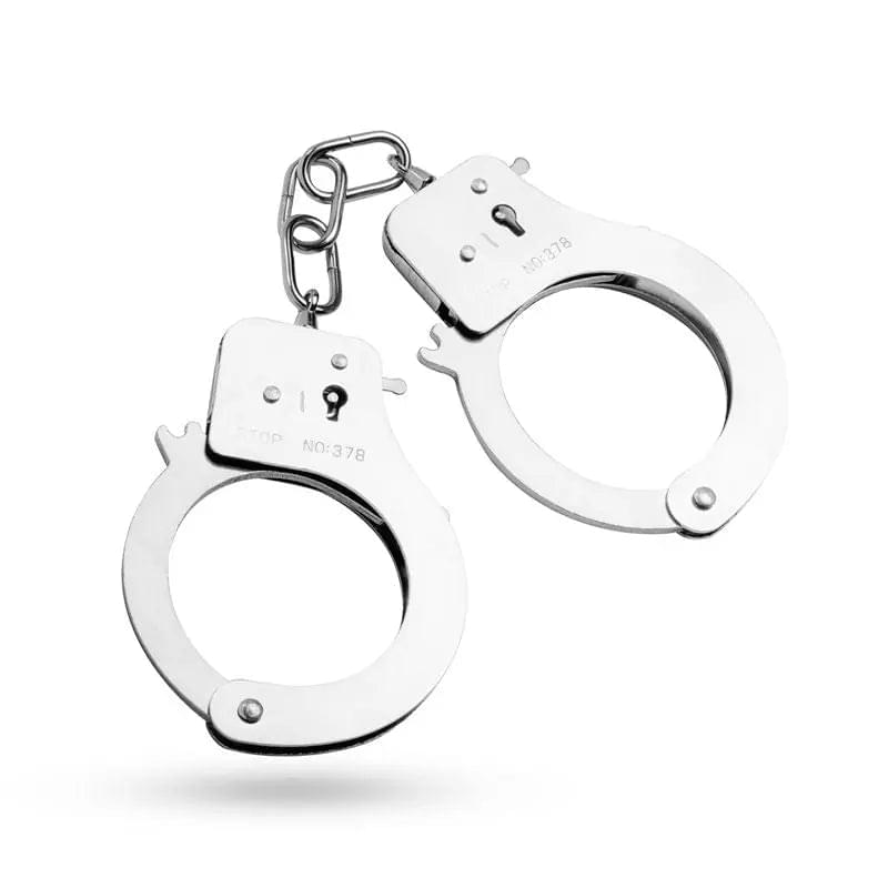 Metal Cuffs Silver Fetish Collection Discreet Intimate Essentials.