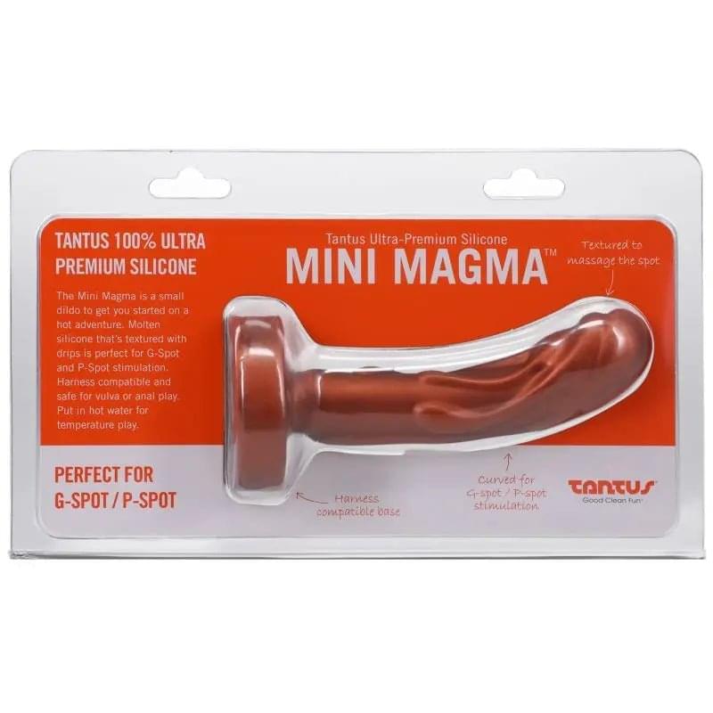 Mini Magma Dildo Copper Tantus Discreet Intimate Essentials.