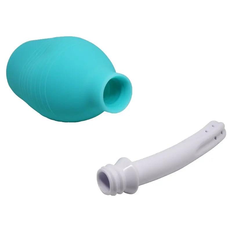 MR PLAY Anal Douche - Aqua/White Unisex Douche - 310 ml Capacity Mr Play Discreet Intimate Essentials.