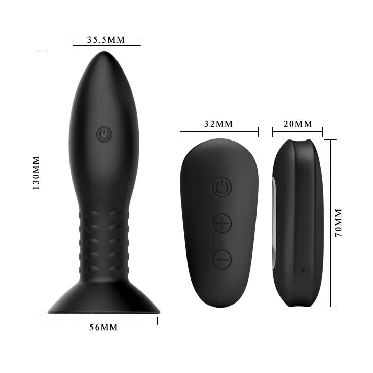 Shop affordable quality MR PLAY Rotation Beads Anal Plug - USB Rechargeable Beaded Butt Plug with Wireless Remote - Discreet Intimate Essentials - ANAL TOYS - Mr Play