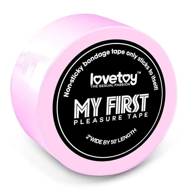 My First Non-Sticky Bondage Tape Pink Lovetoy Discreet Intimate Essentials.