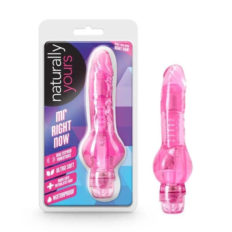 Naturally Yours Mr. Right Now Pink Naturally Yours Discreet Intimate Essentials.