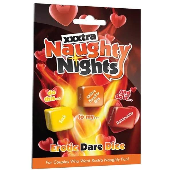 Naughty Nights Erotic Dare Dice - Lovers Dice Game Creative Conceptions Discreet Intimate Essentials.