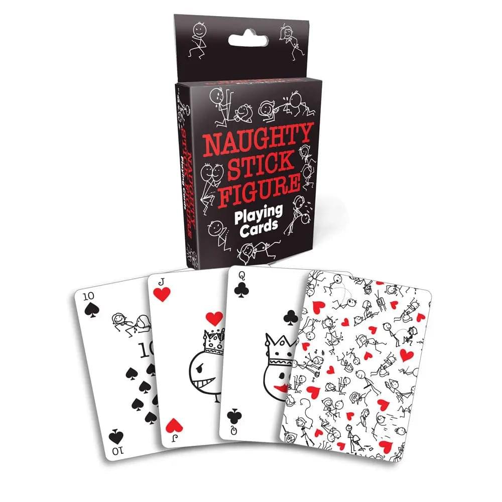 Naughty Stick Figure Playing Cards - Novelty Playing Cards Little Genie Discreet Intimate Essentials.